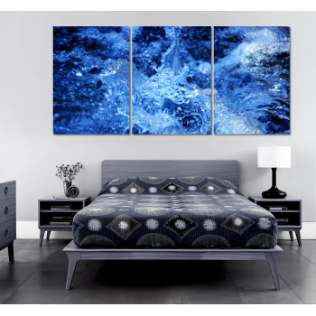 Vatten och Skvalpande Vågor - Poster i Tre delar