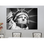 Statue of Liberty Black and White 2-piece Poster