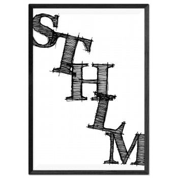 STHLM - Enkel Poster