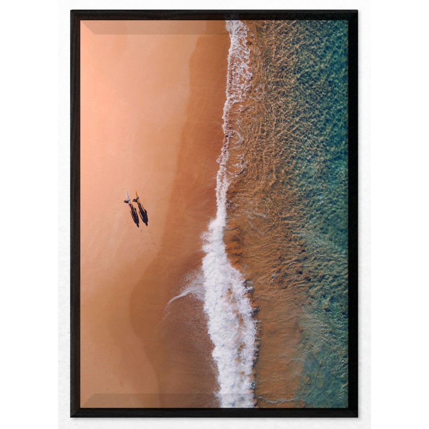 Surfare på en Beach - Tavla Surfare på en Beach - Tavla