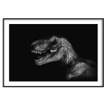 T-rex dinosaur - Portrait poster