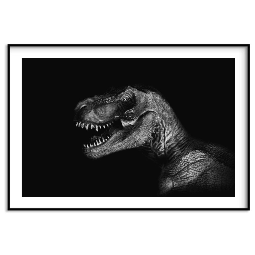 T-rex dinosaur - Portrait poster