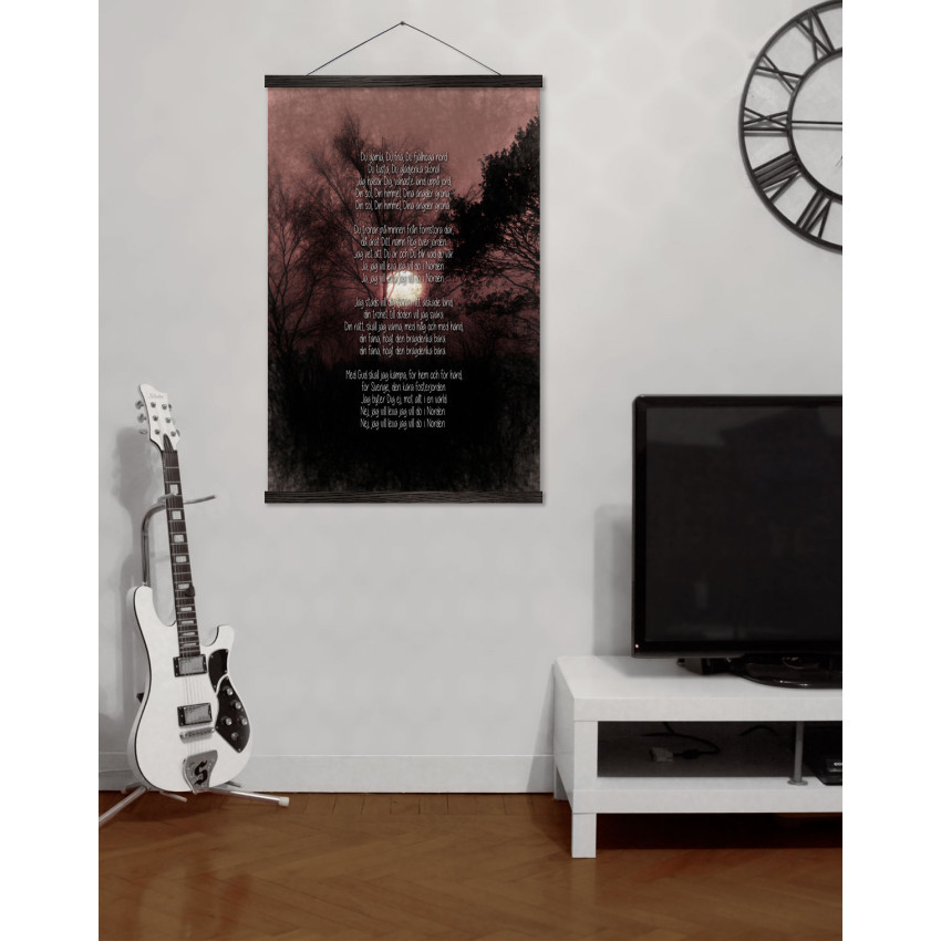 The Swedish Anthem Song and Sunset - Big Poster