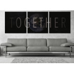 Together in the World - Poster in Three Pieces