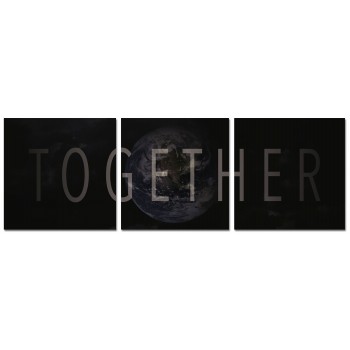 Together in the World - Poster in Three Pieces