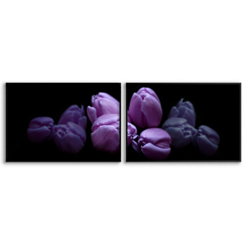 Tulips in the dark - Big Two Piece Poster