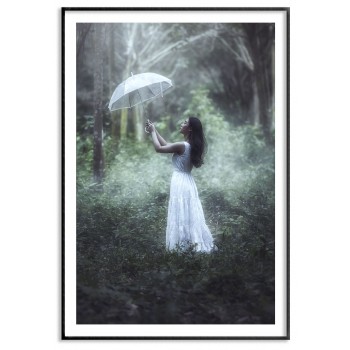 Umbrella Girl 40x50 Poster