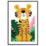 Flicka & Paraply 40x50 Poster