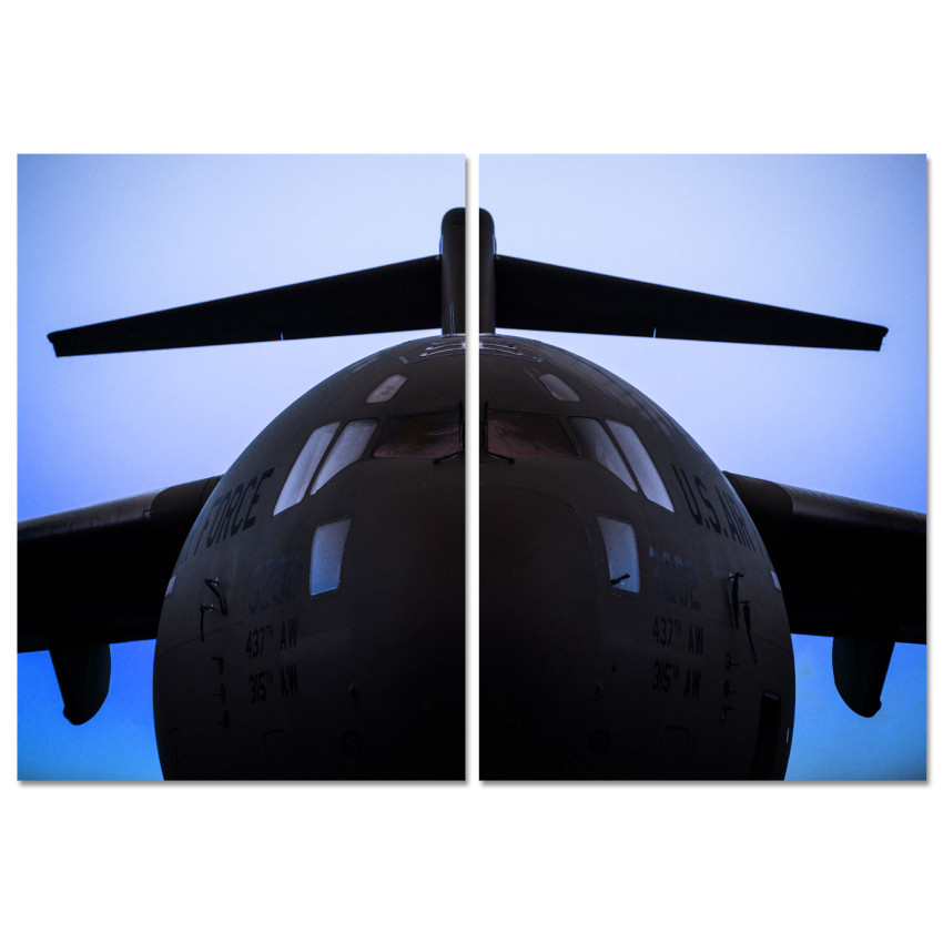 US Army Air Force Flygplan - Poster i Tv&aring; delar