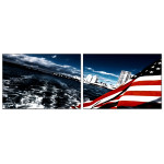 USA by the Water - Two Piece Poster