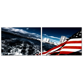 USA by the Water - Two Piece Poster