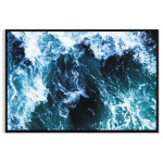 Waves by Sea - Simple Poster