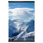 Winter in the Mountains - Big Red Poster