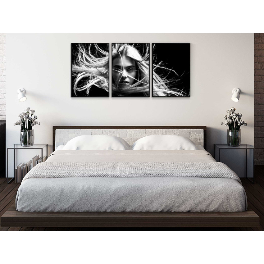 Woman in the wind 50x70cm x 3 posters