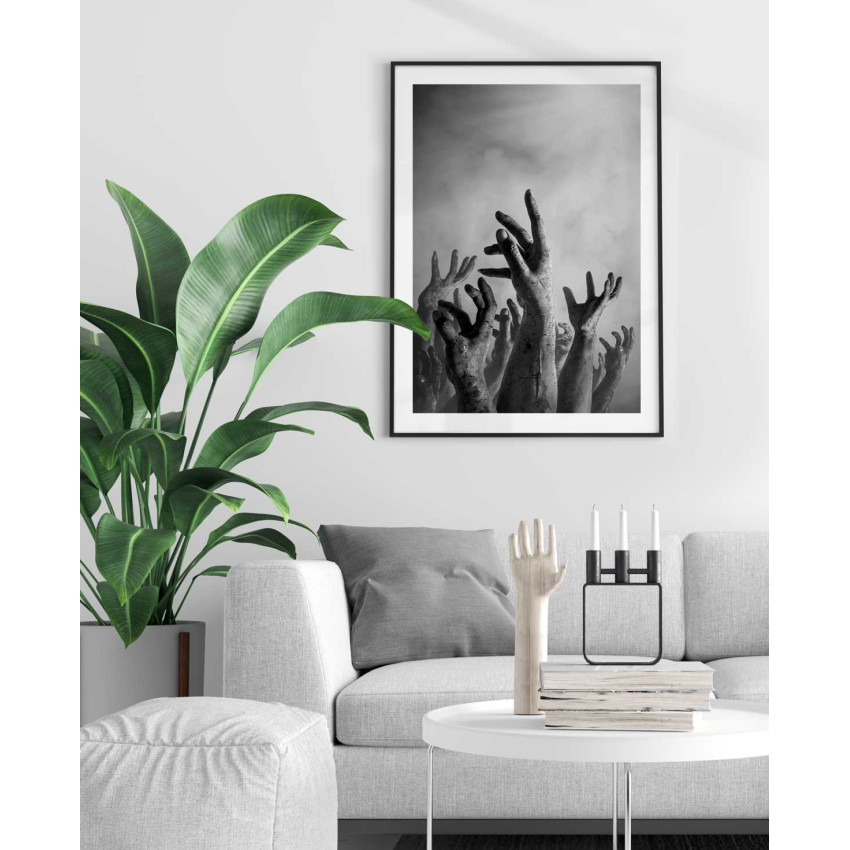 Zombie hands 50x70cm poster