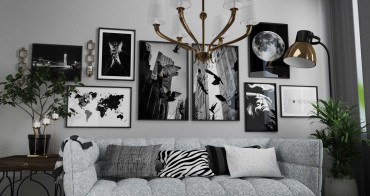 Svartvita planscher inför hösten