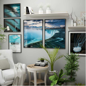 Sommarens nya turkosa tavlor för ditt hem